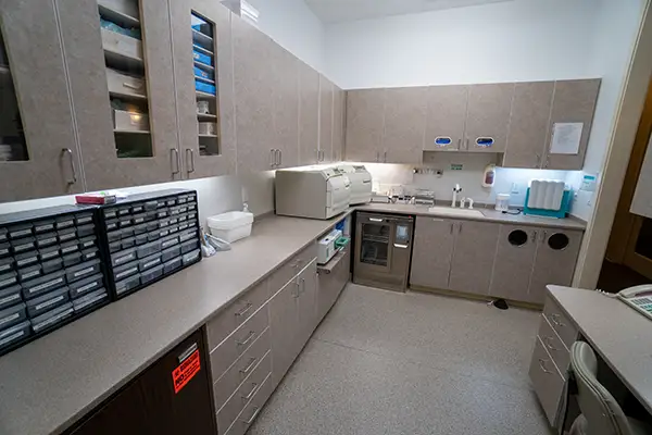 Sterilization room at Osborne Dentistry 
